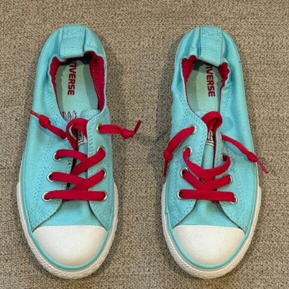 Converse All-Star Blue & Pink CT Shoreline Slip Shoe - Picture 1 of 5